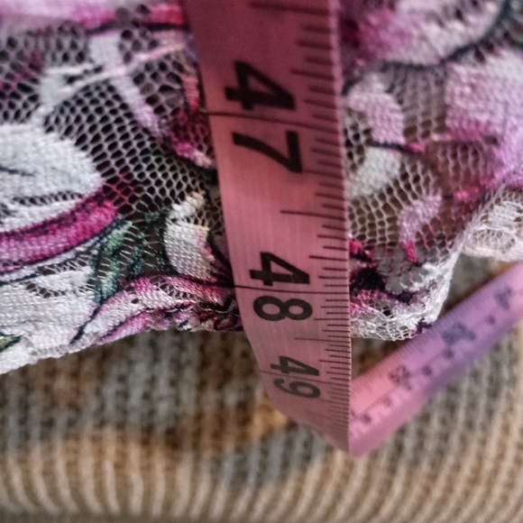 Torrid Floral Lace Print SunDress with Lavender and Green Accents 2X (Torrid 2) - Picture 7 of 10